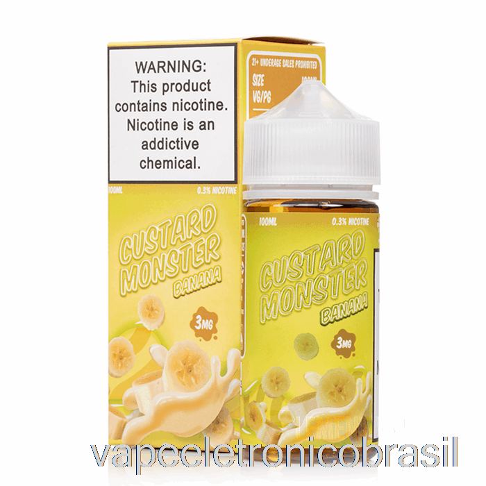 Vape Vaporesso Banana - Monstro De Creme - 100ml 0mg